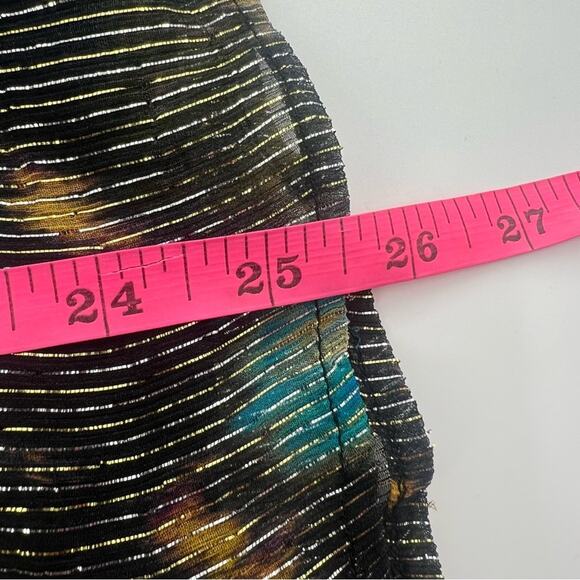 VANESSA BRUNO Bell blouse metallic sz L - Picture 9 of 9